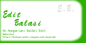 edit balasi business card
