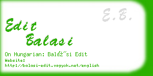 edit balasi business card